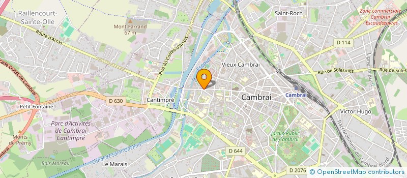 localisation de l'entreprise SARL ASTARTE  CAMBRAI