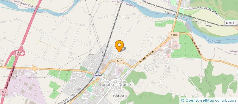 localisation de l'entreprise SARL ASTF  LORIOL-SUR-DROME