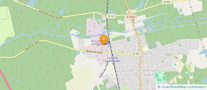 localisation de l'entreprise SARL ASTRID DE SOLOGNE à LA FERTE-SAINT-AUBIN