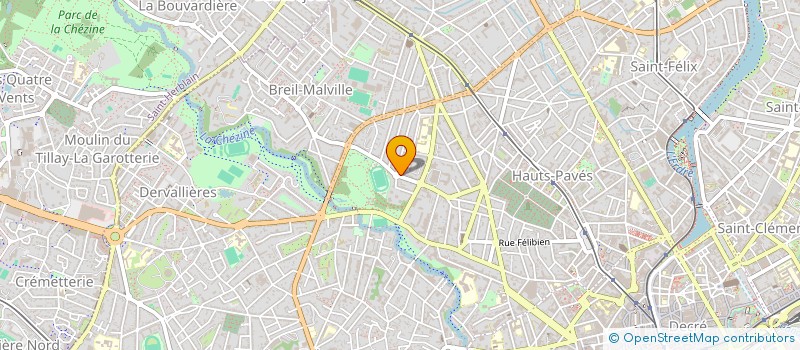 localisation de l'entreprise SARL ASTRID LE CLOIREC à NANTES