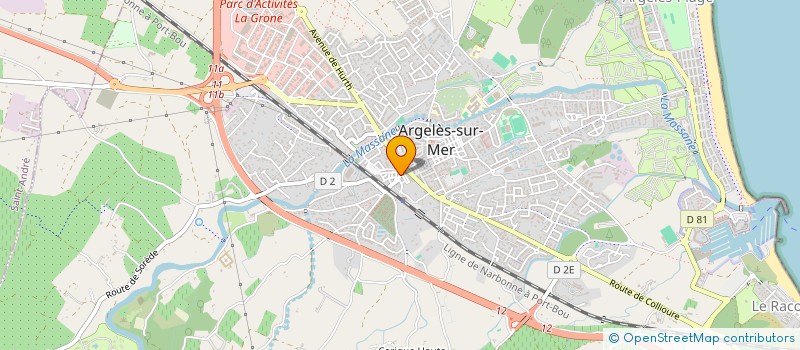 localisation de l'entreprise SARL ASTUCES INFORMATIQUES  ARGELES-SUR-MER