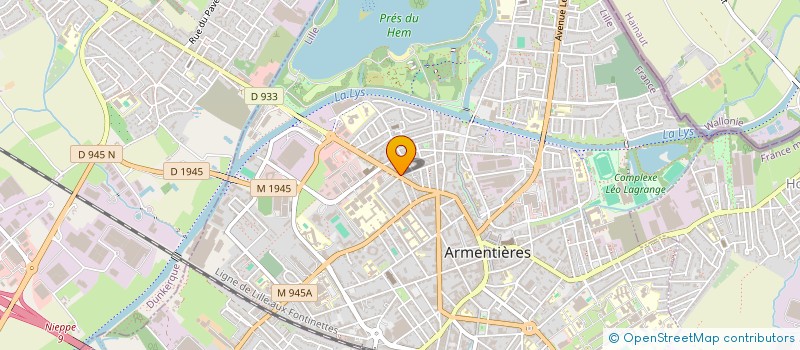 localisation de l'entreprise SARL ASVD  ARMENTIERES