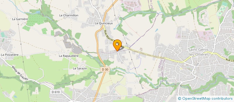 localisation de l'entreprise SARL AT SERIM  SAINTE-CONSORCE