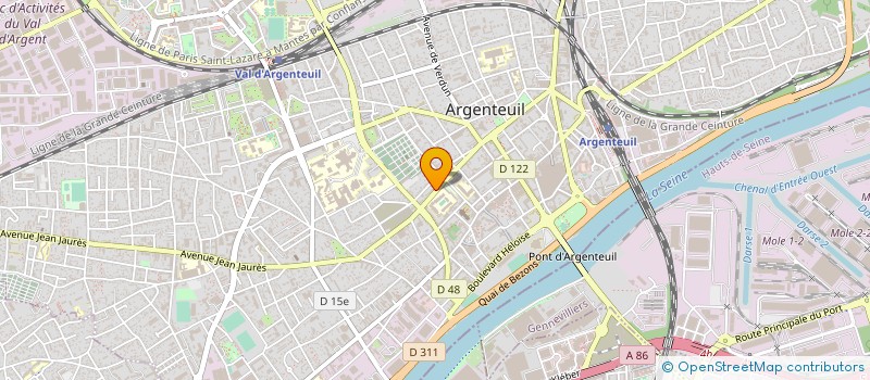 localisation de l'entreprise SARL AT SIP à ARGENTEUIL