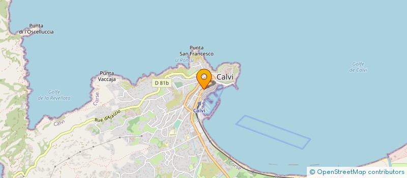 localisation de l'entreprise SARL ATALANTE à CALVI