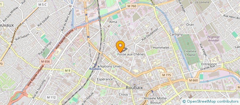 localisation de l'entreprise SARL ATB à ROUBAIX