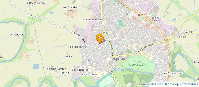 localisation de l'entreprise SARL ATC à BEAUPREAU-EN-MAUGES