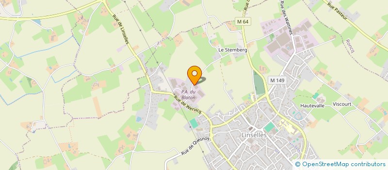 localisation de l'entreprise SARL ATECH à LINSELLES