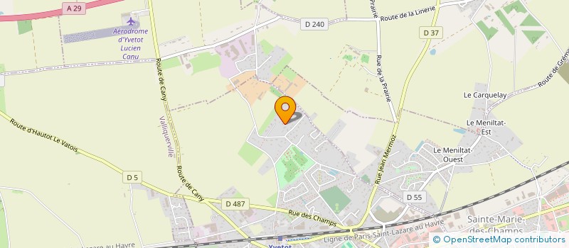 localisation de l'entreprise SARL ATELIER 970  YVETOT