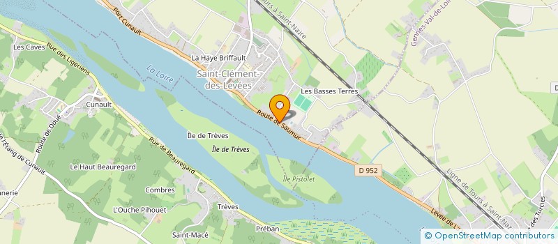 localisation de l'entreprise SARL ATELIER AU FIL DE LA LOYRE  SAINT-CLEMENT-DES-LEVEES