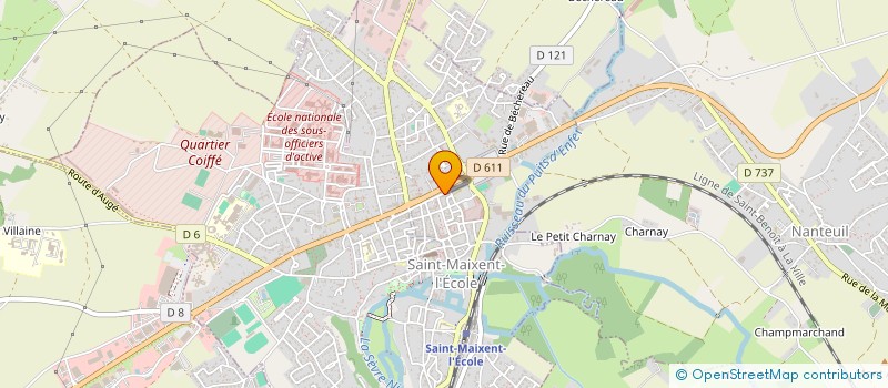 localisation de l'entreprise SARL ATELIER D'ELISA  SAINT-MAIXENT-L'ECOLE