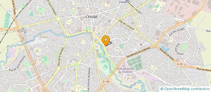 localisation de l'entreprise SARL ATELIER DE CORSETERIE CHOLETAISE à CHOLET