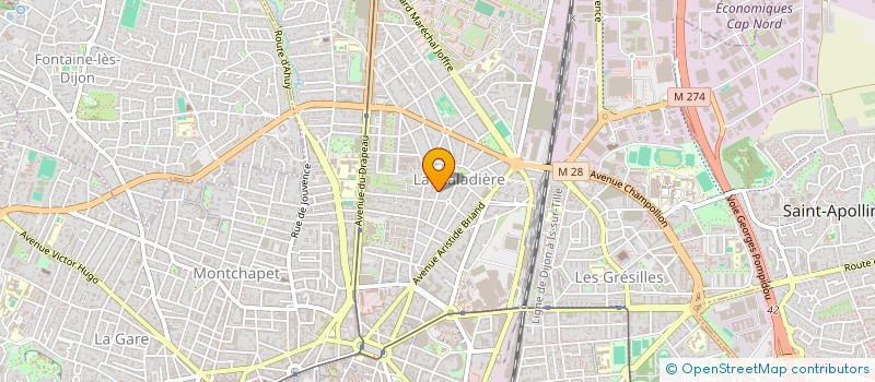 localisation de l'entreprise SARL ATELIER DEMOULIN  DIJON