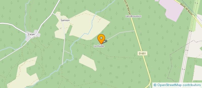 localisation de l'entreprise SARL ATELIER DES LANDES DE GASCOGNE  SAINT-MAGNE