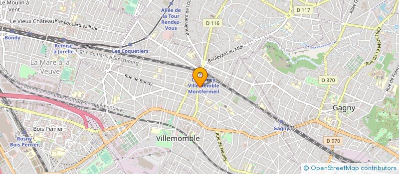 localisation de l'entreprise SARL ATELIER DU DECOR à VILLEMOMBLE