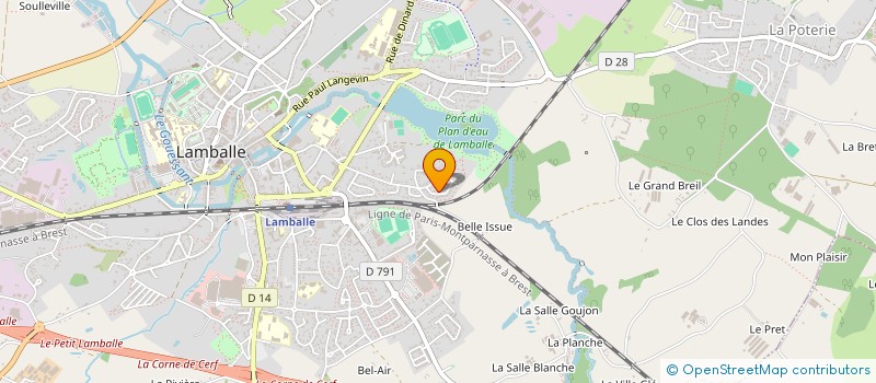 localisation de l'entreprise SARL ATELIER DU VRD à LAMBALLE-ARMOR