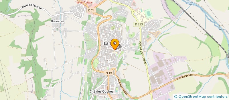 localisation de l'entreprise SARL ATELIER L'ENGRENAGE à LANGRES