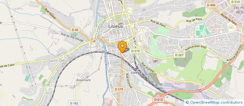 localisation de l'entreprise SARL ATELIER MICRO à LISIEUX