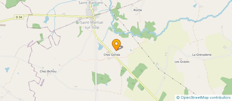 localisation de l'entreprise SARL ATELIER PROTEGE à SAINT-MARTIAL-SUR-ISOP