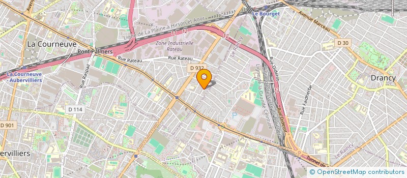 localisation de l'entreprise SARL ATELIER RENOVATION à LA COURNEUVE