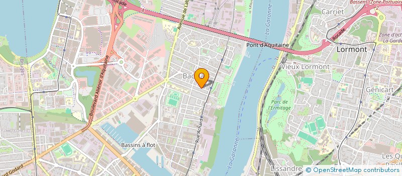 localisation de l'entreprise SARL ATELIERS 33 à BORDEAUX