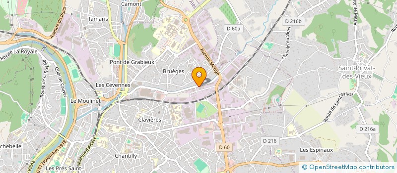 localisation de l'entreprise SARL ATELIERS ALESIENS à ALES
