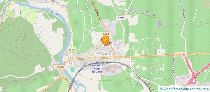 localisation de l'entreprise SARL ATEM SERVICE  REMOULINS