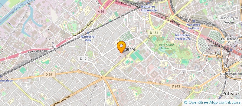 localisation de l'entreprise SARL ATEP WEMA FRANCE à NANTERRE