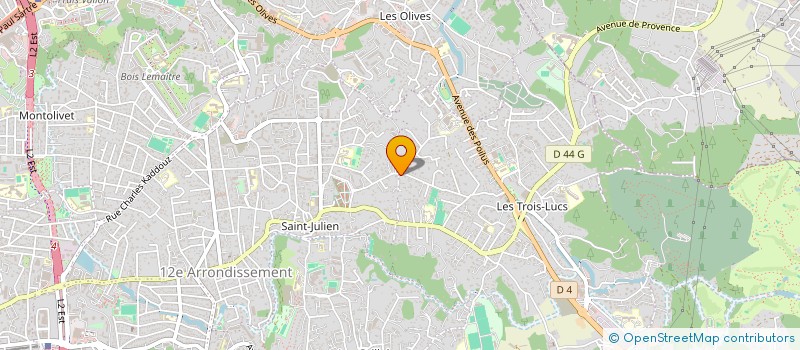 localisation de l'entreprise SARL ATHAIS BEAUTE à MARSEILLE