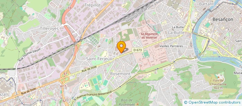 localisation de l'entreprise SARL ATHENA-FRANCHE-COMTE à BESANCON
