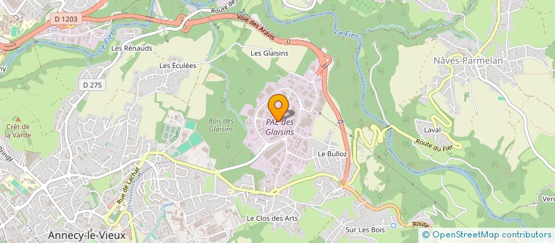 localisation de l'entreprise SARL ATHENOS à ANNECY