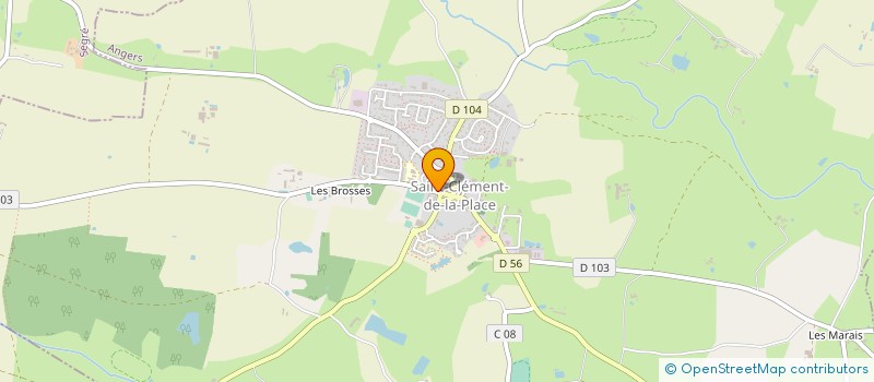 localisation de l'entreprise SARL ATIAA  SAINT-CLEMENT-DE-LA-PLACE