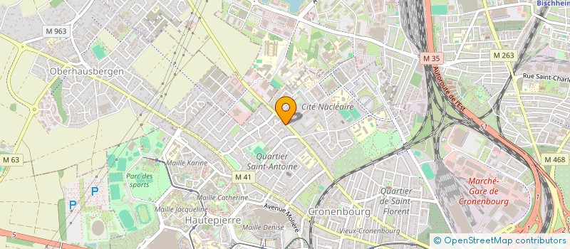 localisation de l'entreprise SARL ATK à STRASBOURG