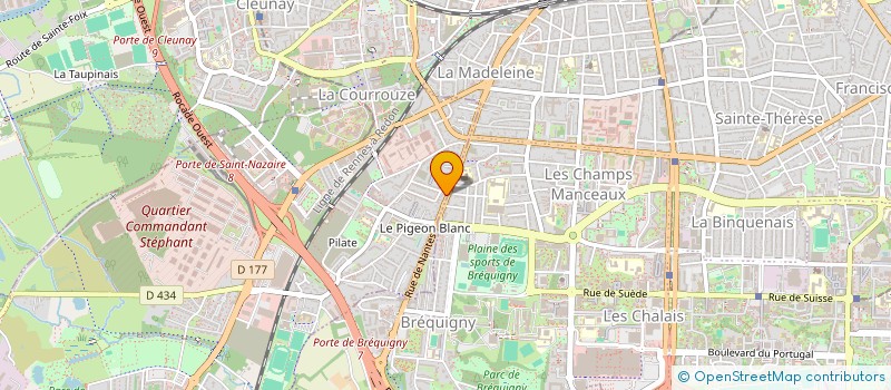 localisation de l'entreprise SARL ATLAN  SAINT-JACQUES-DE-LA-LANDE