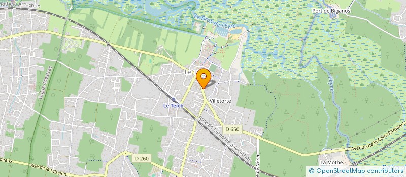 localisation de l'entreprise SARL ATLANTIC  LE TEICH