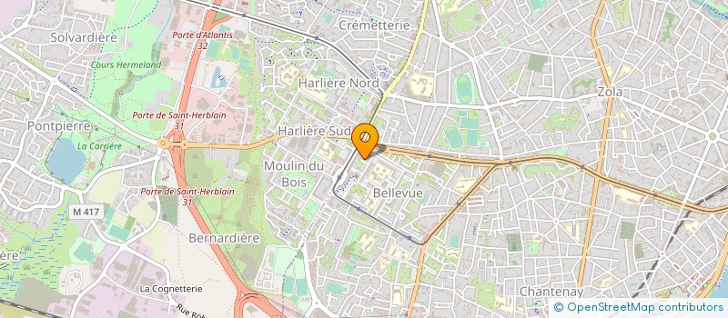 localisation de l'entreprise SARL ATLANTIC CHAUFFE SERRE à NANTES
