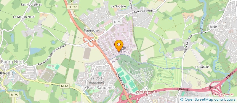localisation de l'entreprise SARL ATLANTIC DECAP NANTES à TREILLIERES