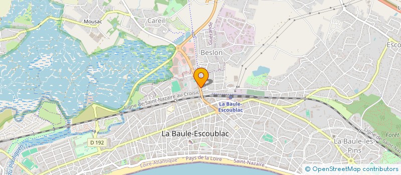 localisation de l'entreprise SARL ATLANTIC FLUIDES INGENIERIE à LA BAULE-ESCOUBLAC