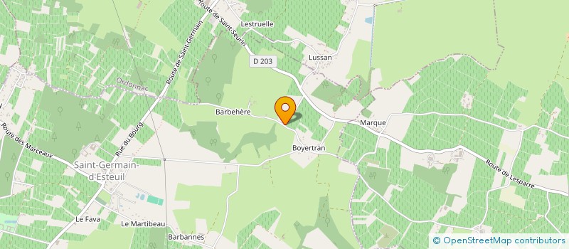 localisation de l'entreprise SARL ATLANTIC PUB  SOULAC-SUR-MER