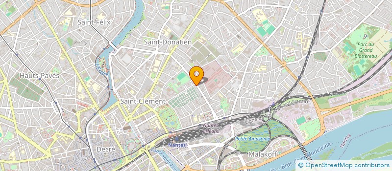 localisation de l'entreprise SARL ATLANTIQUE DETECTION à NANTES