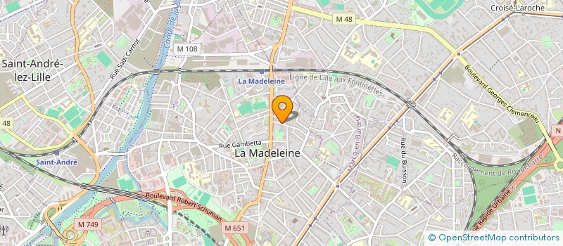 localisation de l'entreprise SARL ATLANTIS à LA MADELEINE