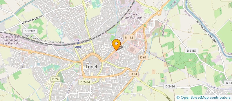 localisation de l'entreprise SARL ATLAS AMBULANCES à LUNEL