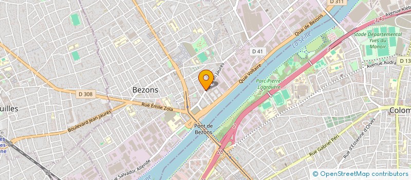 localisation de l'entreprise SARL ATLAS COIFFURE ARGENT à BEZONS