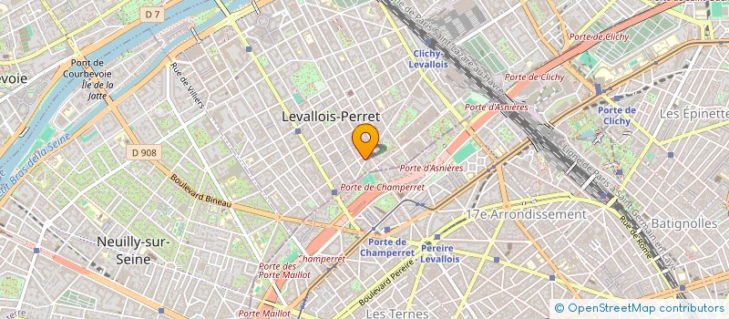 localisation de l'entreprise SARL ATN à LEVALLOIS-PERRET