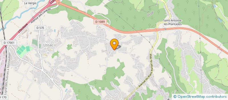 localisation de l'entreprise SARL ATOUT 5 INGENIERIE  USSAC