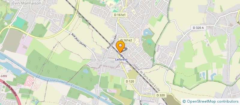 localisation de l'entreprise SARL ATOUT BOIS  LEFOREST