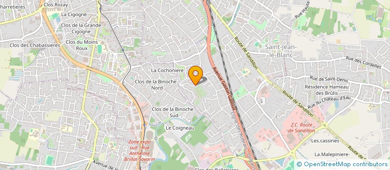 localisation de l'entreprise SARL ATOUT CARREAUX à SAINT-JEAN-LE-BLANC