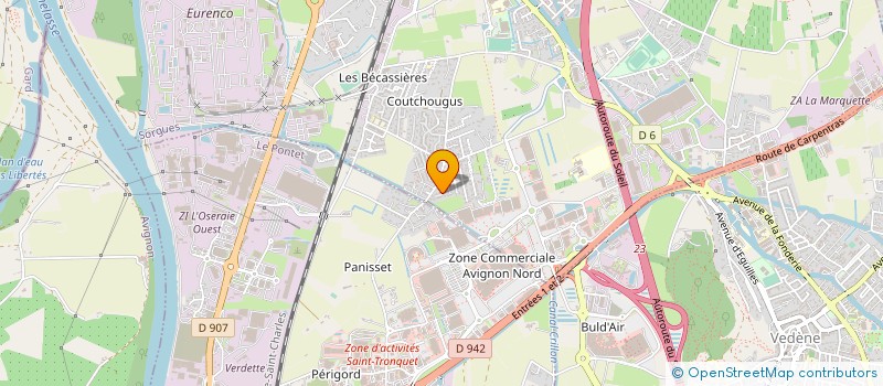 localisation de l'entreprise SARL ATOUT FER  SORGUES