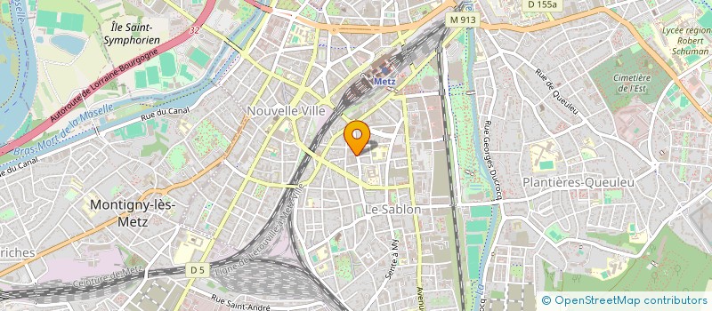 localisation de l'entreprise SARL ATOUT FER à METZ