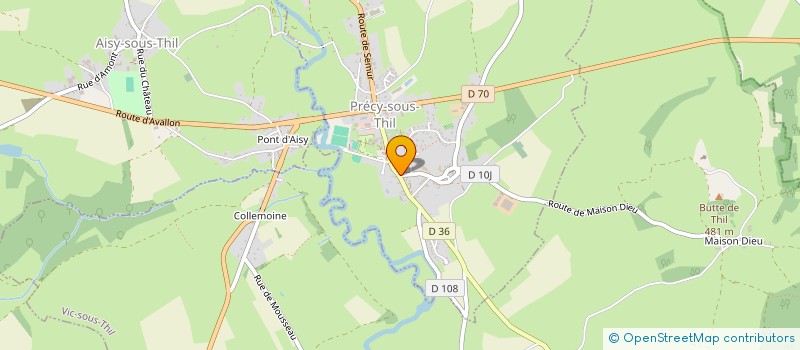 localisation de l'entreprise SARL ATOUT MEDICAL  PRECY-SOUS-THIL